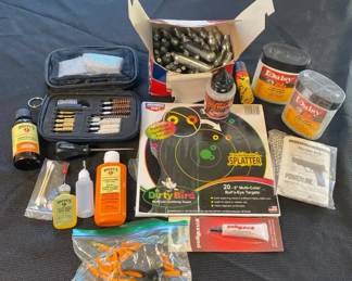 Air Gun Shooting CO2 Cartridges, BBS Cleaning Kit, Splatter Targets
