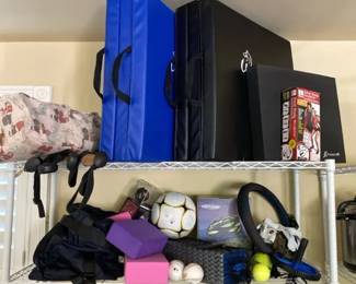 Mystery Sports Lot Yoga Exercise Mats, Fitness And More