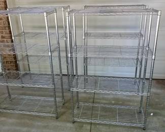 4 ShelfTech Metal Shelves