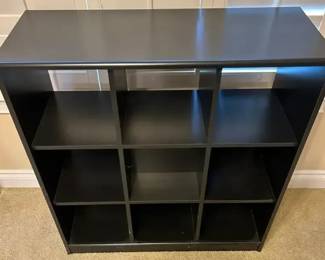 Black 9 Cube storage bookcase