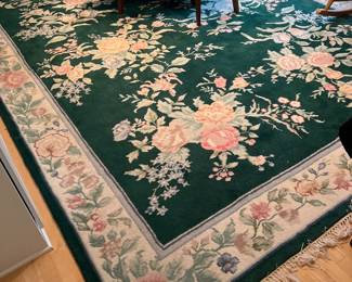 9 x 12 Ft Indian Hariz Wool Area Rug