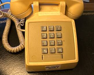 It's a telephone that stays on your desk...