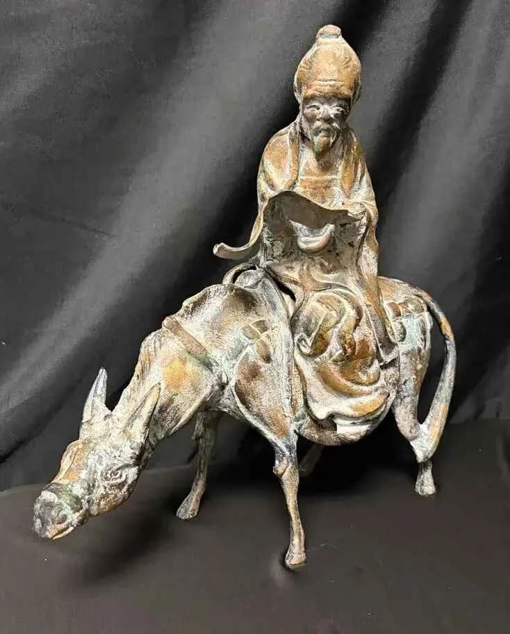 OM117VChinese Taoist Scholar Immortal Statue depicted as Philosopher Lao Tzu