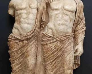 OM255Roman Inspired Sculpture Two Men