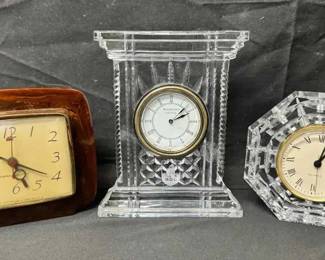 OM140Vintage Clocks Feat. Waterford Crystal And GE