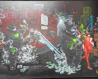 OM203VMichael Godard Gangster Chopper Artwork
