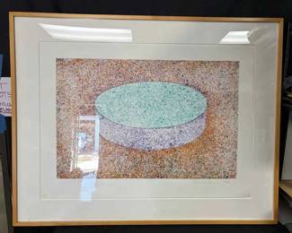 OM226Disc Slab 1983 Color Lithograph Signed By Ronald Davis