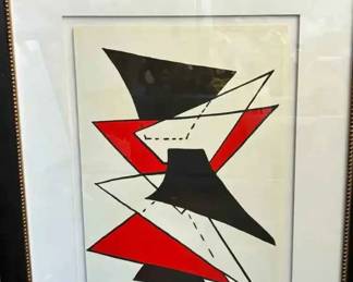 OM221VAlexander Calder Original Lithograph Not Signed Printed 1963 Maeght France