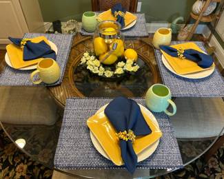 Glass Top Breakfast Table