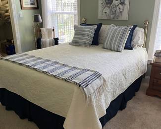 Queen Size Brass Bed