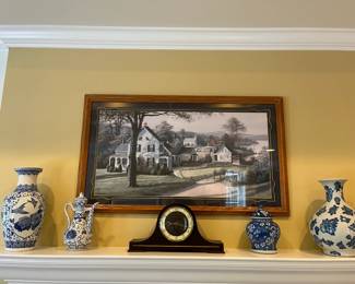 Lots of Blue and White Decor