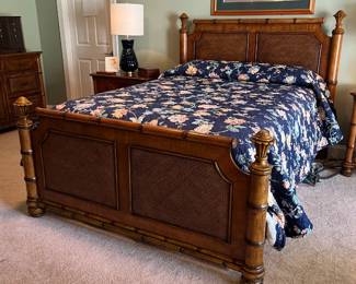 Havertys King Bed and Nightstands
