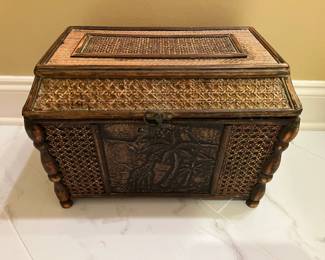 Rattan Storage Trunk