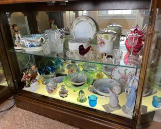 Contents of Curio Cabinet