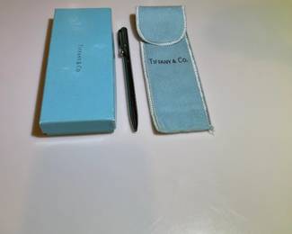 Tiffany Ink Pen with Box and Cloth Cover