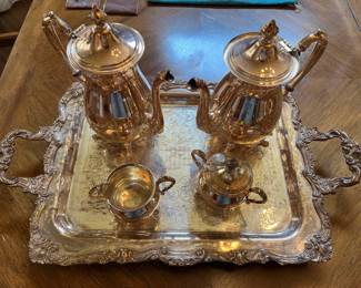 Tea Set and Tray