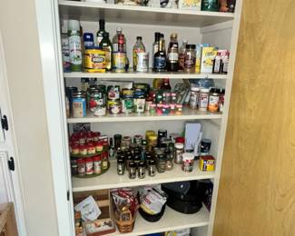 PANTRY FULL OF FOOD ITEMS