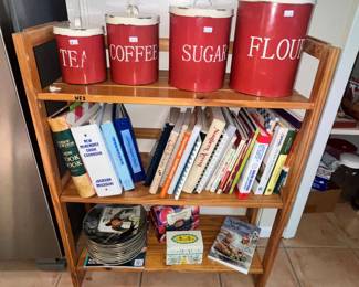 COOKBOOKS, CANNISTER SET
