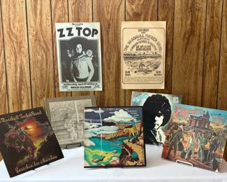 Macon Music History Capricorn Records Southern Rock Collection Vintage LPs Concert Posters