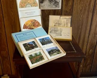 Georgia Collectibles Lot w Joseph R. Vick Homecoming, Georgia College Ephemera LeatherTop Side