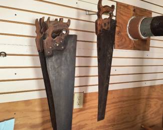 Assorted hand saws