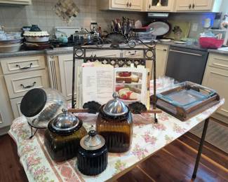 Hoosier cabinet sugar jar