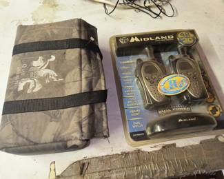 Radios and shell bag