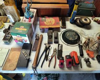 Assorted hand tools 