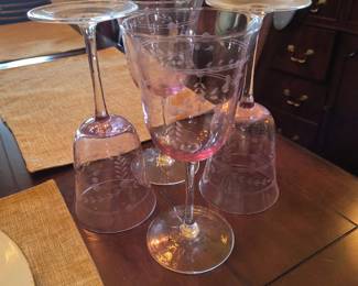 Beautiful stemware 