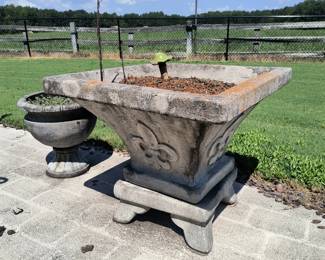 Large concrete planter