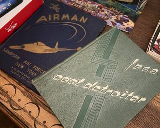 1958 East Detroiter Year book and USAF Airman Book