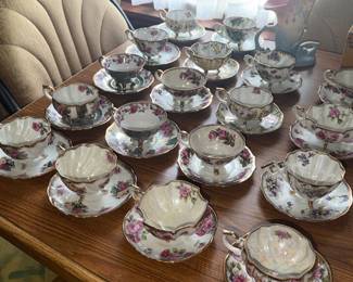 Vintage Napco China Tea Cups