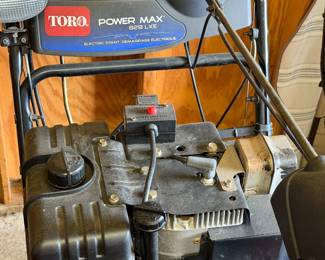 red Toro Power Max two-stage gas snow blower