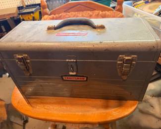 Vintage Sears Craftsman 6500 Mechanics Tool Box with Tools