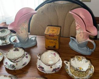 Vintage Napco China Tea Cups