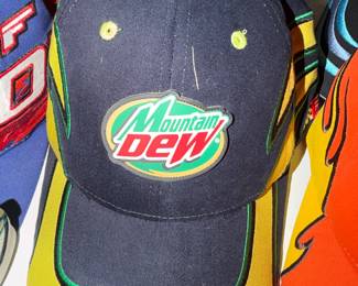 Nascar Racing Baseball Caps Mountain Dew