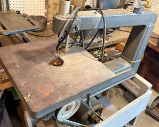 Vintage Craftsman Scroll Saw with Motor and Stand