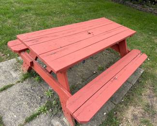 Vintage Picnic Table