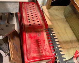 Vintage metal car ramps