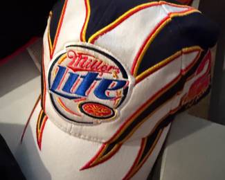 Nascar Racing Baseball Caps Miller Lite