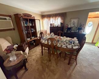 Dining Room Table/ Leaf, and China Cabinet