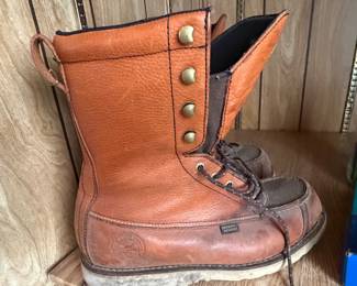 Irish Setter A0894 Men's Work Boots Waterproof Moc Toe Brown Leather