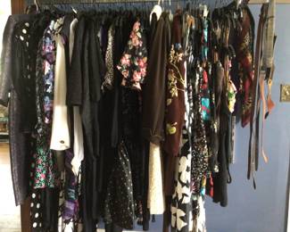 Vintage 1970-1980 dresses and jackets. $25 room