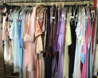 Some of the vintage lingerie. Pieces being around $40 and go up, Almost all of these are NWOT.