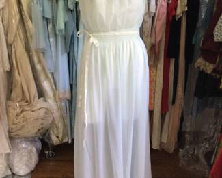 late 1940s - early 1950s nightgown in ice blue, NWT. Studio Room