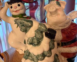 Fitz and Floyd Yule Hog Pitcher