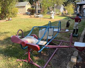 Vintage Lifetime Ace Flyer Playground Teeter Totter