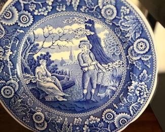 The Spode Blue Room Collection Plates