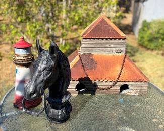 Hitching Post Horse Head