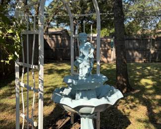Bird Baths and Trellis